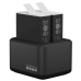 Двойное зарядное устройство + аккумулятор Enduro 2 шт для GoPro HERO11/10/9 (ADDBD-211-EU)